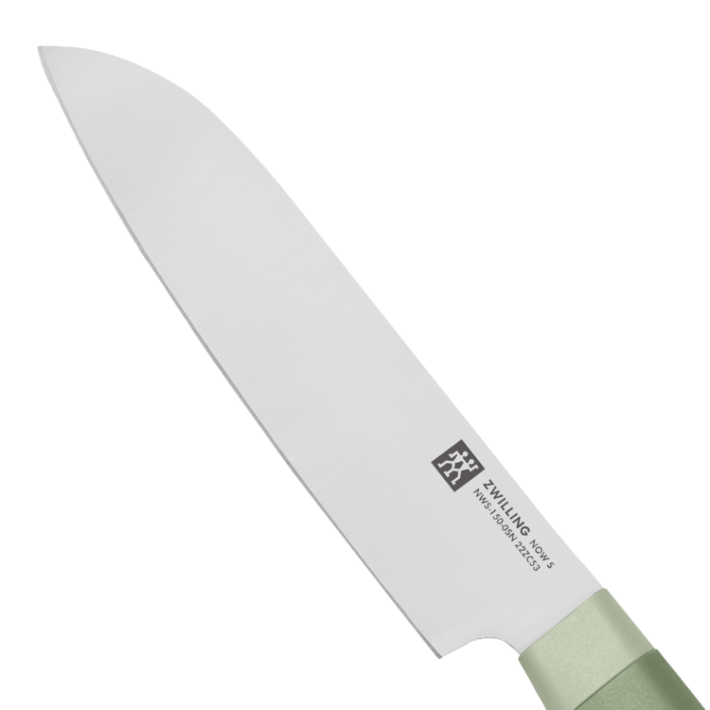 มีดซันโตกุสเตนเลสสตีล ZWILLING รุ่น NOW S  150 มม สีเขียว N1030008N